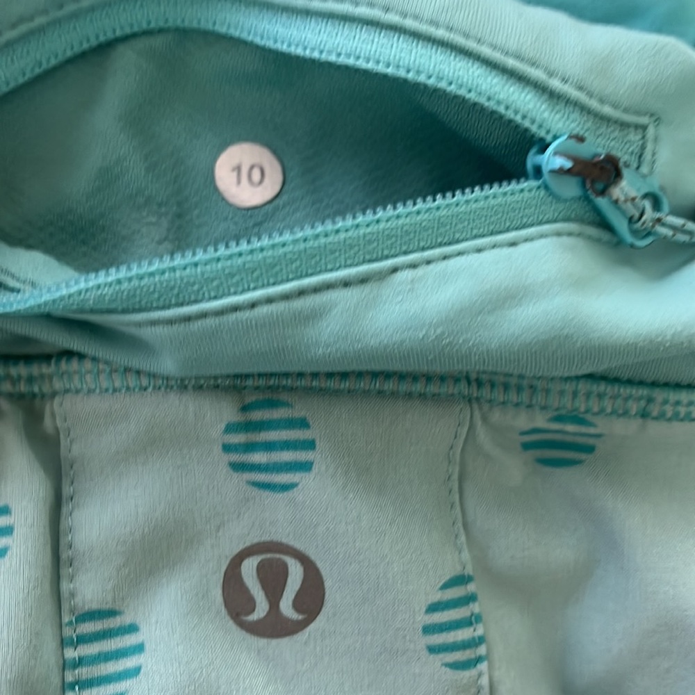 Lululemon Pace Setter Skirt Stripe Dot Angel Blue - Picture 8 of 11
